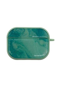 Resim Nettech Airpods Pro Uyumlu Simli İpli Arka Koruma Kılıf - Yeşil Yeşil 