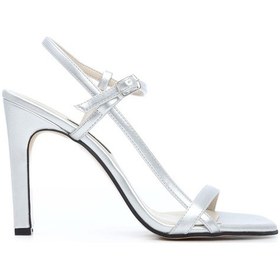 Resim Tamer Tanca Kadın Vegan Gri Abiye Ayakkabı 828 7668 Byn Ayk Y21 Lame 