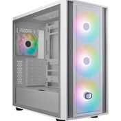 Resim COOLERMASTER 600TG MB600-WGNN-S00 ARGB GAMING E-ATX PC KASASI BEYAZ 