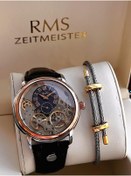 Resim Rms Romanson Otomatik İç Fonksiyonları Aktif Akar Saniye Kapalı Klips Erkek Kol Saati Erms.1551.03 Gümüş - Rose Gold 