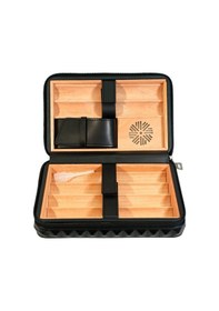 Resim Colibri Quasar Siyah Puro Taşıma Çantası & Seyahat Humidoru - Tr9756 