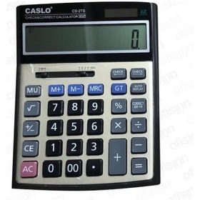 Resim Caslo CS-2TS Lüks Seri Masaüstü 12 Hane Hesap Makinesi 