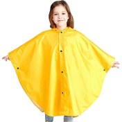Resim Çocuklar İçin Taşınabilir Yağmurluk Acil Durum Kullanımı Su Geçirmez Hafif Yağmurluk 1 Set Çok Renkli 