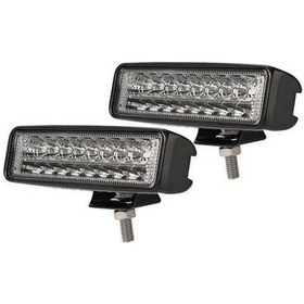 Resim Pazly 6 Inç Led Çalışma Işığı Barı, Suv Ve Araçlar İçin Spot Ve Sel Aydınlatma 112 Karakter, Küçük Boyutlu 