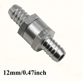 Resim Willowhaven 2 Adet 12mm Alüminyum Alaşım Tek Yönlü Çekvalf Yakıt Sistemi Parçası 