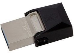 Resim Kingston 16GB DataTraveler microDuo USB 3.0 OTG Flash Disk 