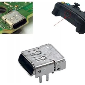 Resim Konsol İstasyonu Type-C Şarj Soketi Xbox Series S ve x Kolları ile Uyumlu 9. Nesil Şarj Portu 