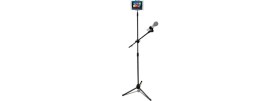 Resim AyrStore 190CM Maksimum Uzunluk Mikrofon Standı Multi Fonksiyonel 2in1 Mikrofon ve Tablet Stand 