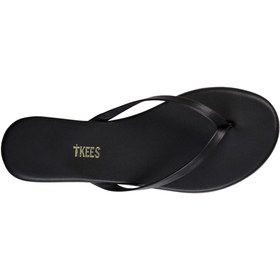 Resim Tkees Tk-2011 Klasik Parmak Arası Siyah Kadın Terlik 