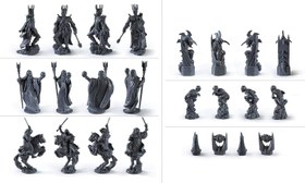 Resim Noble Collection Lord of the rings Satranç Seti 