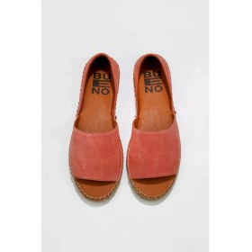 Resim Bueno Shoes Pudra Açık Süet Kadın Düz Babet 