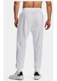 Resim Erkek UA Rival Fleece Eşofman Altı 1379774-100 Beyaz 