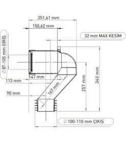 Resim Ev+ Duvara Sıfır Kesilebilir Klozet Eksantriği (Soru Işareti) Kada ? 