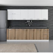 Resim Minar 275 Cm Mutfak Dolabı Beyaz Dore 275-D2 Beyaz 