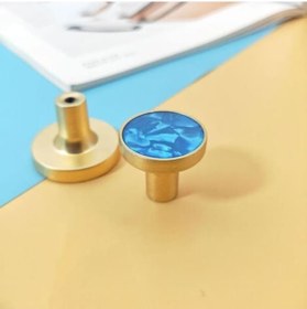 Resim Katı Çinko Alaşımlı Yuvarlak Kapı Kolu, 4 Parça Dolap Kolu, Vidalı Dolap Kapısı Yuvarlak Kolu Çinko Alaşımlı Topuz 