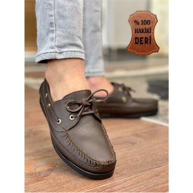 Resim Muggo Dexter Garantili Hakiki Deri Erkek Günlük Klasik Casual Ayakkabı 
