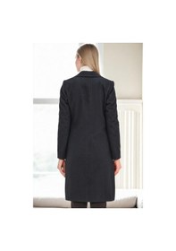 Resim Z9672 Dewberry Bayan Palto-lacivert Lacivert 