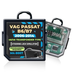 Resim Volkswagen Vw B6 / B7 Passat Emülatörü 48 / 46 Transponder Tipi Direksiyon Kilidi Emülatörü 
