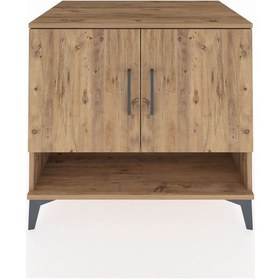 Resim Kronos Şifonyer 2 Raflı 2 Kapaklı 88x59x80 Çam-çam Çam 