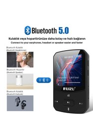 Resim Ruizu X52 Mp3 Çalar Bluetooth 5.0 8gb Fm Radyo Pedometre Saat 