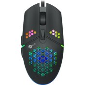 Resim Lenovo Lecoo MS105 3200 DPI 6 Tuşlu Kablolu RGB LED Aydınlatmalı Siyah Gaming Mouse Lenovo