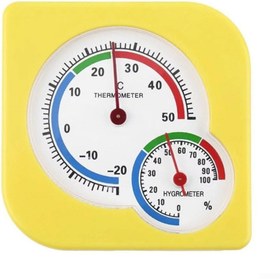 Resim gaman Termometre Higrometre Analog Nem Ölçer Ve Termometre Ev Ofis Çocuk Bebek Odası Kuluçka Makinası 
