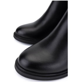 Resim Tamer Tanca Kadın Hakiki Deri Siyah Deri Topuklu Bot 1164 25594 Bn Bot Sk25-26 Sıyah Dr Siyah 