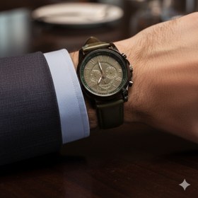 Resim SPECTRUM PREMİUM Yeni Sezon Suni Deri Kordon Roma Rakam Detaylı Erkek Kol Saati 