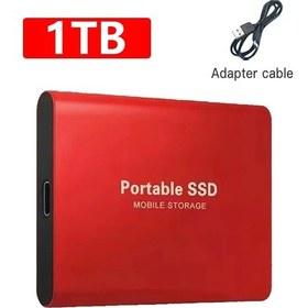 Resim Harici Sabit Sürücü 1 Tb Taşınabilir Ssd 2 Tb Harici Katı Hal Sürücüsü Usb Red 1tb Diğer 