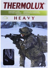 Resim Haki Termal Takım Asker Çorabı Hediyeli Siyah 