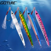 Resim Goture 1 Adet Metal Yavaş Jig Balıkçılığı Suni Döküm Kaşık Olta Takımı Çekirdek Derin Deniz Alabalık İstakoz, Oltacılar İçin Kod Avcısı, Çubuk Bait Malzemeleri Ağır Kaynaklı Yağmur Ormanlarının Altında Tuzlu Su Sporu için, Çok Dayanıklı Paslanmaz 
