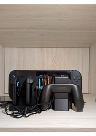 Resim Nintendo Switch 2 Uyumlu Çoklu Oyun Kolu Ve Aksesuar Standı Masaüstü Düzenleyici 