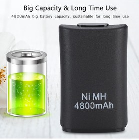 Resim Xindoker Xbox 360 Kumanda İçin 4800 Mah Yedek Batarya + Usb Şarj Kablosu + Şarj Ünitesi - Dayanıklı Abs Malzeme İle Oyun Süresini Uzat 