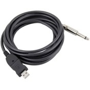 Resim 3 Metre 6.3 mm. Çivi Jack To USB Çevirici Gitar GuitarLink Kablo 