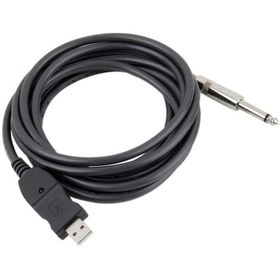 Resim 3 Metre 6.3 mm. Çivi Jack To USB Çevirici Gitar GuitarLink Kablo 