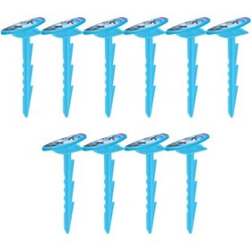 Resim Homyl 10 Adet Plaj Havlusu Klipsi, Havuz Kenarı Dinlenme Seyahat Mavi 