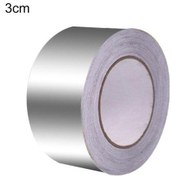 Resim 1 Rulo Isıya Dayanıklı Daha Kalın Alüminyum Folyo Yapışkan Bant Ev İçin Pratik Su Geçirmez Koli Bandı 3cm 