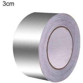 Resim 1 Rulo Isıya Dayanıklı Daha Kalın Alüminyum Folyo Yapışkan Bant Ev İçin Pratik Su Geçirmez Koli Bandı 3cm 