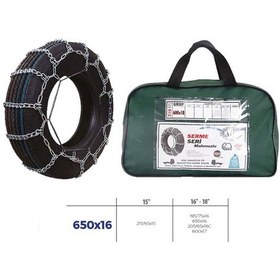 Resim Knk3 650x16 - Patinaj Zinciri Minibüs Ve Kamyonet Serme 650 16 Z 