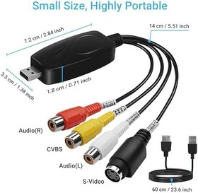 Resim TCNEWCL USB Ses Video Yakalama Kartı 