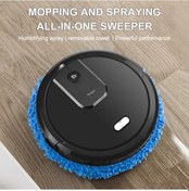 Resim Akıllı Robotlu Süpürge Çok Fonksiyonlu Ev Temizlik Süpürme Makinesi Şarj Style1-black Siyah 