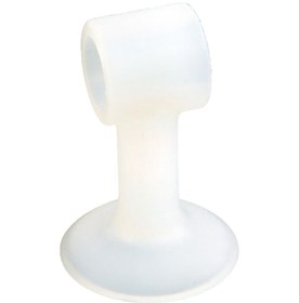 Resim Honmex Gürültü Engelleme Silikon Kapı Kolu Paspası - Duvarı Ve Kapıyı Korumak İçin Sessizleştirici Ve Çarpma Emici, Beyaz Yuvarlak Delikli 