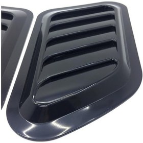 Resim Fiat Egea Uyumlu Piano Black Kaput Üstü Havalandırma Izgarası (01) (Sts Oto Aksesuar) 