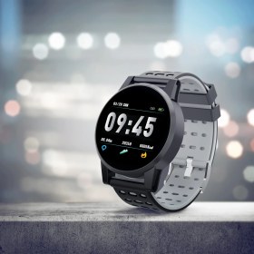 Resim Polosmart PSSW06 Siyah Akıllı Saat 1.3 inch Ekran Android iOS Uyumlu Spor ve Günlük Kullanım 