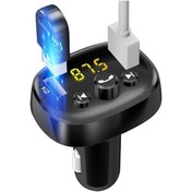 Resim 372 Araba Çok Fonksiyonlu Akıllı Mp3 Çalar Çift Usb Bluetooth Eller Serbest Alıcı 