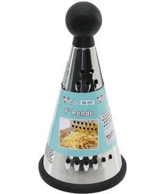 Resim 9 İnç - Huni Model Plastik Topuz Başlı Metal Rende Silikon Ta 