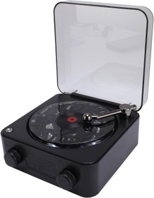 Resim gaman Retro Pikap Tasarımlı Mp3 Çalar Şarjlı RGB Tavan Yansıtma 4 Derin Uyku Müzikli BT/SD Kart/Aux Siyah 