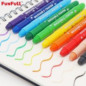Resim 10 adet Renkli Jel Pastel Toksik Olmayan Dönebilen Pastel Seti Boyama, Yıkanabilir & İpeksi Pastel, Kağıt Halloween, Noel Hediyesi İçin Ideal 