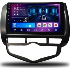 Resim Caros Honda Jazz 2002-2008 Dijital Klima Uyumlu Android Multimedya 1gb Ram 16gb Hafıza 9" 