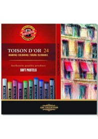Resim Koh-I Noor Toison D'Or Soft Pastel Boya 24 Renk N11.4289 